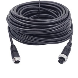 BYDGUMEI 15M/50FT Car Video 4Pin Aviation Extension Cable, Backup Camera Extension Cable, for CCTV Rearview Camera Car Truck Trailer Camper Bus Motorhome Vehicle Backup Monitor Waterproof Shockproof