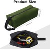 2Pcs Multipurpose Zipper Canvas Tool Bag Set for Screwdriver &