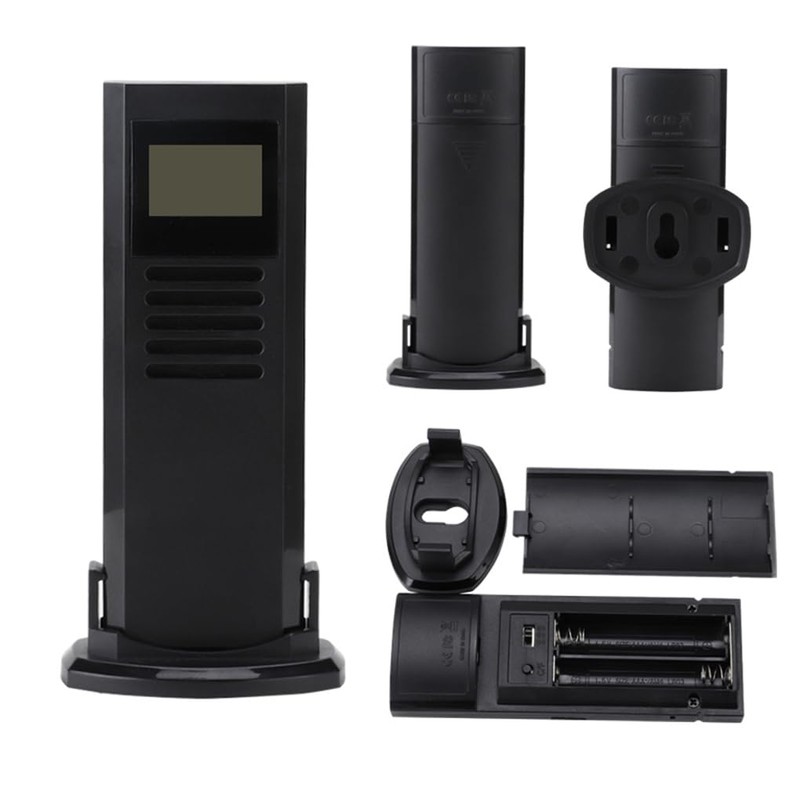 Indoor Thermometer Digital with Wireless Weather Station Capability Time Display