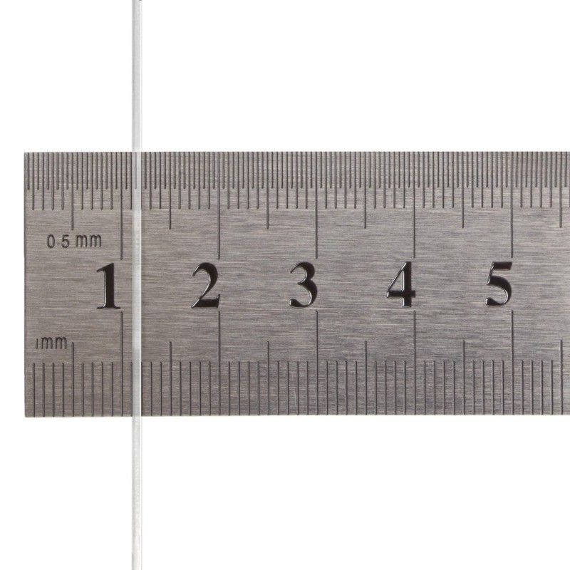 TRIXES 8M Clear Elastic Spool x2 – 1mm Strong &