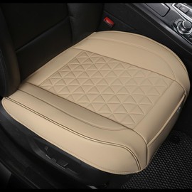 DROMEDARY PU Leather Car Seat Covers, Universal Fit,Bottom Seat Covers for Cars
