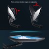 Bar End Bike Mirror Handlebar Mount Rearview 360 Degree Rotatable