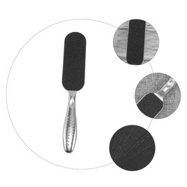 FOMIYES 2pcs Double Sided Callus Exfoliator Foot Pedicure Tool Rasp for Care Removes Dead Skin Softens Heels Lightweight Portable Grinding Device