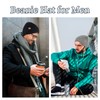 Ocatoma Beanie Hat for Men Women Unisex Toque Winter Cuffed