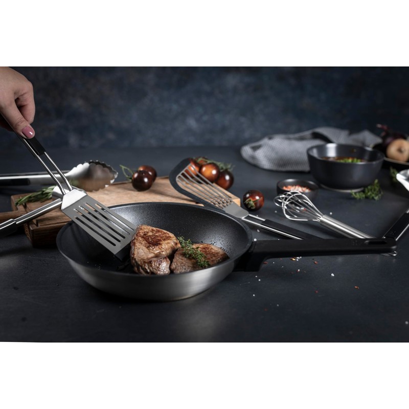 Kuhn Rikon 24342 Spatula, Stainless Steel, Silver