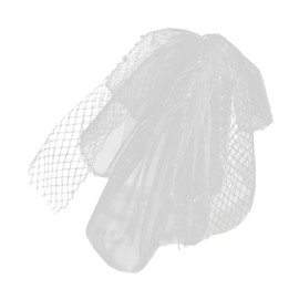 BIUDECO Vintage Wedding Headdress with Bow Elegant Bridal Hair Accessory Classic Net Veil for Women for Photography and Lasting Memories for Brides Their Special Day