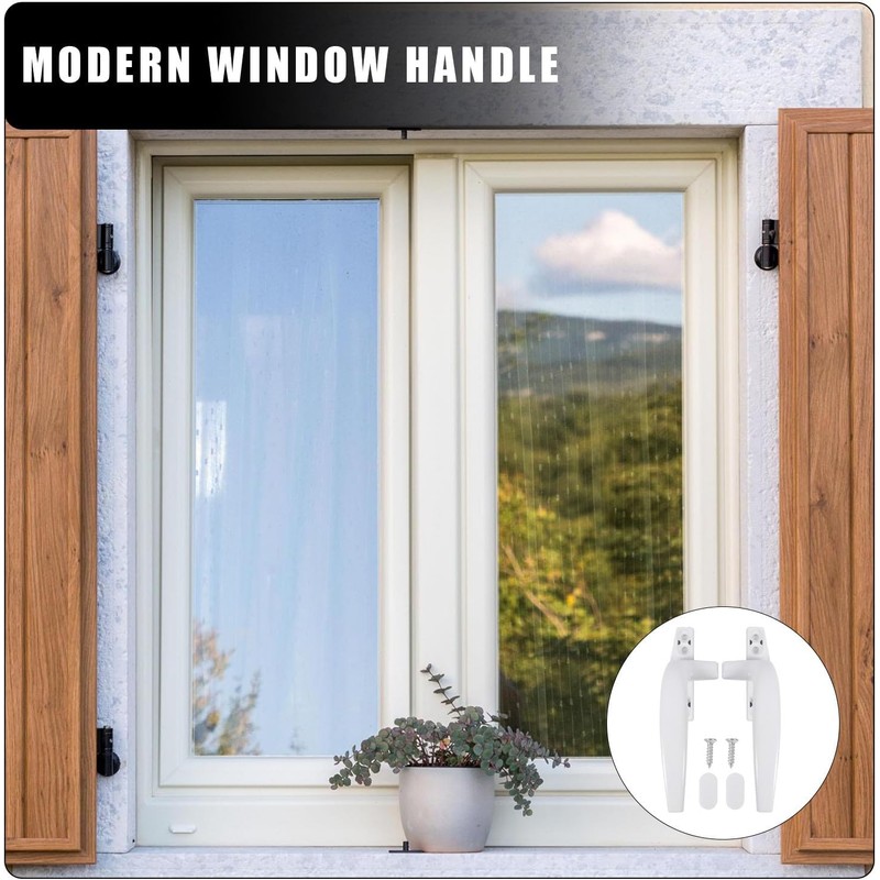 Manija de Ventana Juego de 2 de Aleación de Aluminio