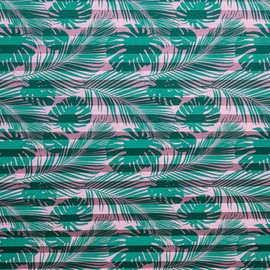 Peel and Stick Window Shade Palms Customizable Fabric Designer Shades – Affordable, Easy-to-Install Light-Filtering Window Treatments & Adjustable Clips, Unique Printed Patterns