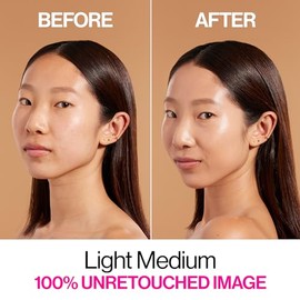 BARE FOCUS NIACINAMIDE SKIN TINT (LIGHT MEDIUM) Base de Maquillaje Tinta Serum Niacinamida, Acido Hialuronico, Vitamina E, Cobertura Ligera,Acabado...