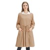Nanxson Cotton linen apron women long sleeve apron cooking apron