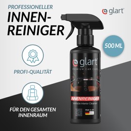 Glart 45IR Innenreiniger Fleckentferner Auto Zubehör für Cockpit, Polster, Leder, Innenraum Reiniger, Armaturenbrett Autopflege, 500 ml, angenehmer Duft, Anwendung mit Mikrofasertuch (sep.)
