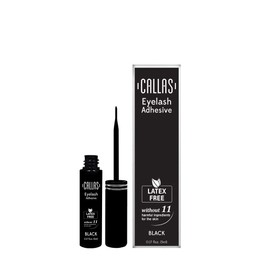 CALLAS EYELASH ADHESIVE, BLACK(LATEX FREE), 0.17 OZ/5ML