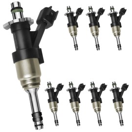 SeyPon Fuel Injectors Fit for Chevy: Silverado 1500 / Tahoe/Suburban, For GMC: Yukon (& XL) / Sierra 1500, V6 4.3L / V8 5.3L, 2014-2018, OEM # 12668390, FJ1217 (8 Pcs)