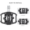 Mountain Bike Pedals - Dual Function Flat and Clipless Pedal