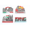 Budapest (Hungary) - 3D Metal Fridge Magnet for Kitchen Refrigerator