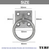 TERF® Heavy Duty Galvanised Security Ring on Plate Hooks 50mm