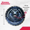 Virginia Abrasives Diamond King 14" Multi-Purpose Blade – Wet/Dry –