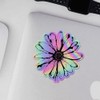 Holographic Decal Stickers of Daisy Flower Tattoo 4 Premium Waterproof