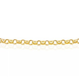 Old English Jewellers 9ct Yellow Gold 7.5 inch Belcher Bracelet - 2mm Width