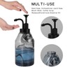 Glass Soap Dispenser for Kitchen and Bathroom Counter, Gothic Decor,12.5