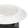 Round ABS Air Vent Louver Grille Cover Soffit for Superior
