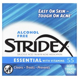 Essential with Vitamins, Alcohol Free, 55 Soft Touch Pads