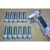12pcs Grade 10.9 Serrated Wheel Stud 1/2-20 Thread, 0.56"(14.3mm) Knurl