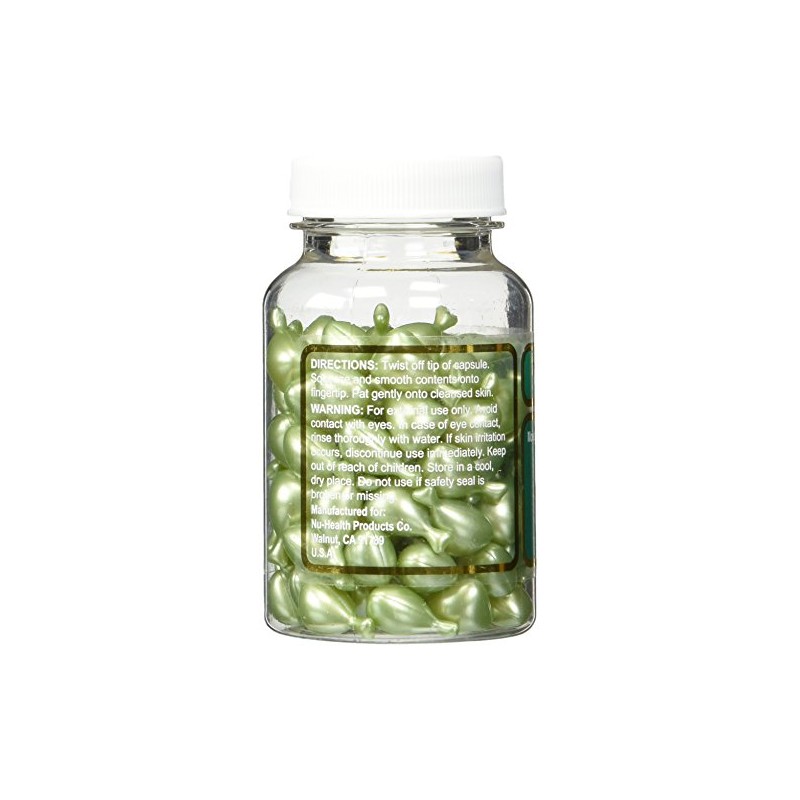 Aloe Vera & Vitamin E Skin Oil, 90 green Capsules