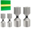4 Pcs Flange Two Hole Pin Set Stainless Steel Alignment