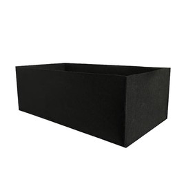 5 Pack 36 Inch Window Box Liners – Black Felt Fabric Planter Basket Liners, Rectangular Non-Woven Hanging Planter Inserts for Outdoor Garden Flower Boxes, Fence, Railings – Prevent Birds Nesting (5)