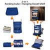 Bukere Hanging Packing Shelves for Luggage Suitcase, Portable Travel Cube