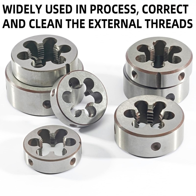 Aceteel 5/16"-24 UNF Round Die, Right Hand Machine Thread Die