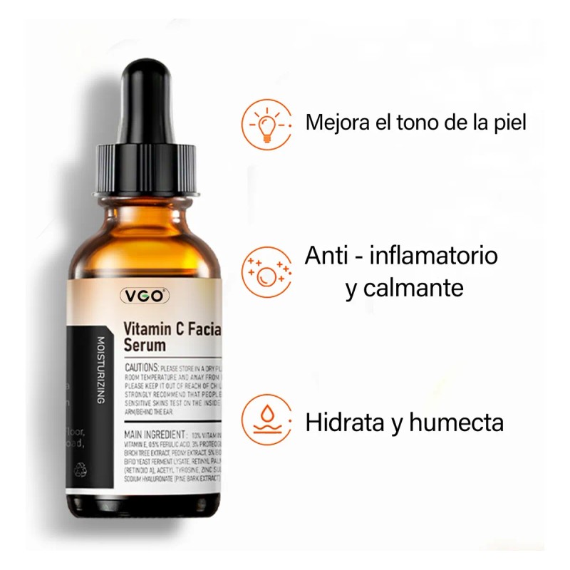 Vgo Suero Facial Vitamina C 50g Y Mucina De Caracol