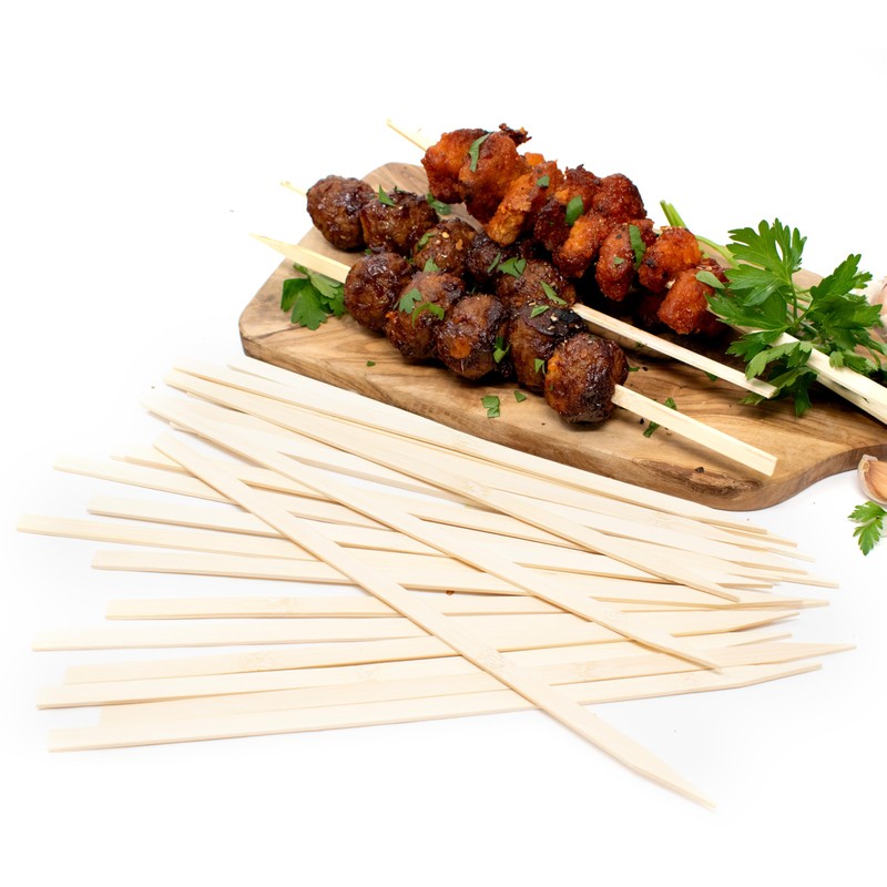 Norpro 1897 Flat/Wide Bamboo Skewers, 11.5-Inch