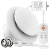 3 Speed Bathroom Fan with Humidity Sensor with Remote Control,