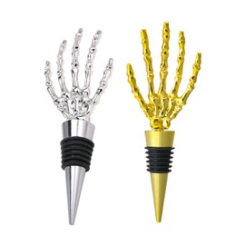 Cabilock 2 Stück Weinstopfen Bierflaschenverschlüsse Flaschen Ausgießer Fruchtförmige Weinflasche Weinflaschenkühlerhülle Weinflaschenverschlusshalter Weinsparer Vakuumpumpe