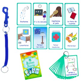 Spanish My Daily Routine Flashcards Spanish Language Flashcards for SEN and EFL