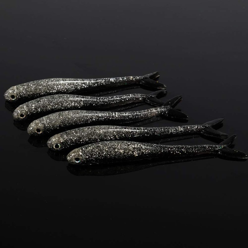SALT N PEPPER TIDDLER Drop shot lure soft rubber shad