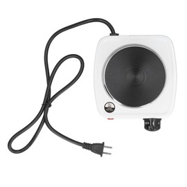 Mini Electric Stove 500W Multifunctional Adjustable Temperature Small Hot Plate Kitchen Countertop Heater for Milk Water Coffee Tea