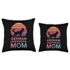 German Shepherd Mom Funny German Shepherd Throw Pillow