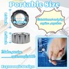 New EDC Tool Fidget Slider/Infinitely Rotatable Metal Fidget Finger Ring