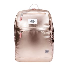 uninni 16" Kid's Backpack for Girls and Boys Age 6+ with Padded, and Adjustable Shoulder Straps. Fits for Height 3'9" Above Kids (Rose Gold)