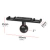 CS PRIORITY Multi Functional Dual Cold Shoe Expansion Bracket Metal