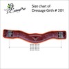 Exion Dressage Girth– Anatomical Leather Girth with Soft Calfskin Padding