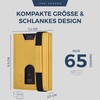 VON HEESEN Slim Wallet with RFID Protection, Card Case for
