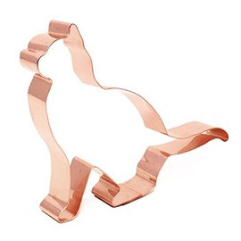Sitting Tonkinese Cat Copper Cookie Cutter