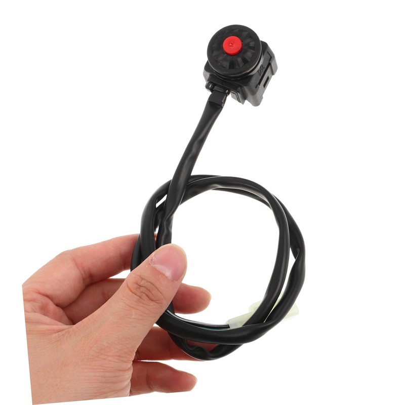 BUGUUYO 2pcs Motorcycle Stop Button Ignition Switch for ATV Motorbike