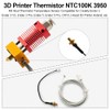 Ender 3 Thermistor 300℃ Upgrade, M3 Stud Thermistor 100K NTC