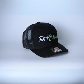 Richardson Only Dads Black Snapback Hat | Versatile Accessory for Men on the Go | Comfortable and Adjustable Fit - Color: Black/Black