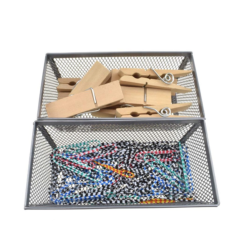 HAHIYO Stackable Mesh Tray Cup 6 x 3 x 2